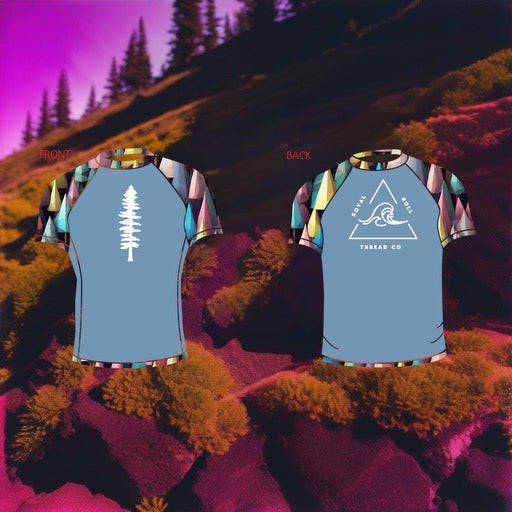 Rash Guard - Geometric Forest